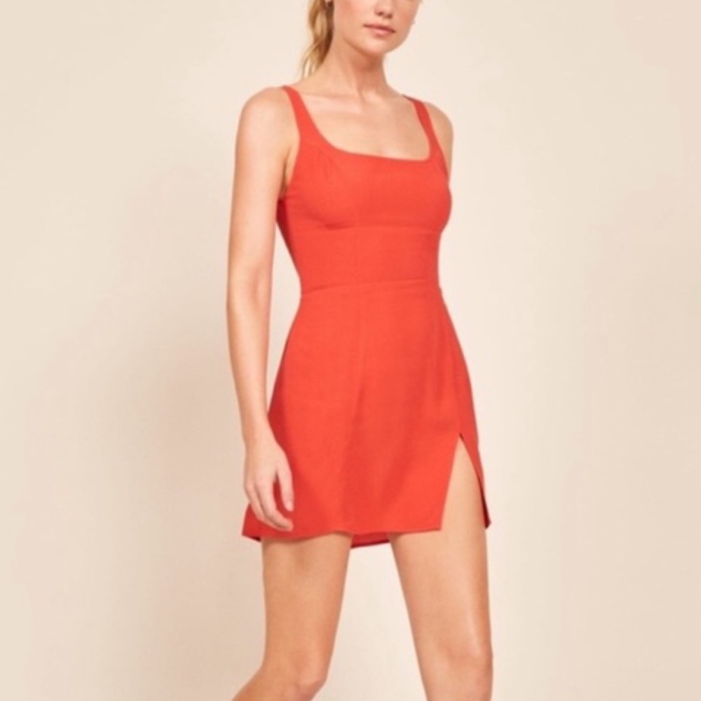 Reformation Teigan dress red. Reposh did not fit